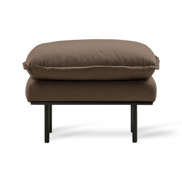 Hkliving Retro Sofa: Hocker, Linen Shadow, Bruin