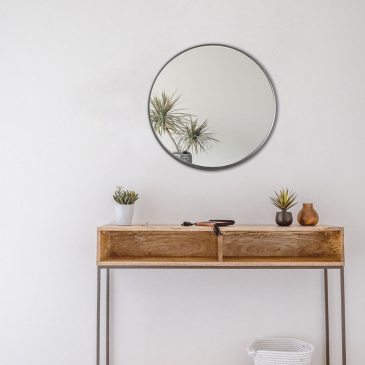 Spiegel Otis Rond Staal Ø60cm - Giga Meubel