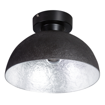 Plafondlamp Mezzo Tondo Zwart Zilver - Giga Meubel