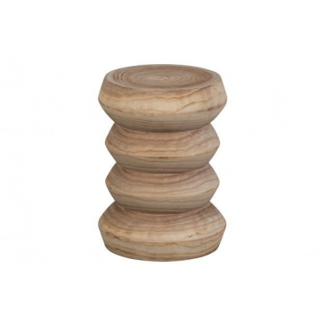 Woood Babs Kruk Hout Naturel 41xØ31cm