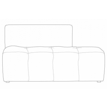 BePureHome Caleidoscoop 1.5-zits Rug Links Printed Velvet Bq Zwart