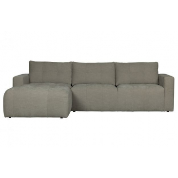 Vtwonen Bar Chaise Longue Geweven Stof Links Warm Grijs