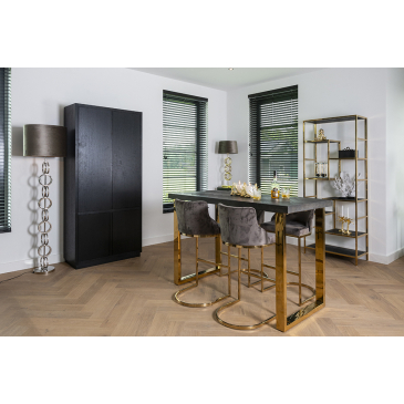 Richmond Bartafel Blackbone 160cm Met Gouden Poten