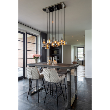 Richmond Bartafel Blackbone 160cm Met Zilveren Poten