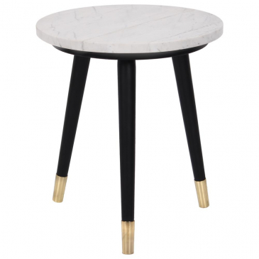 Richmond Bijzettafel Lexington Ø40cm Wit Marmer