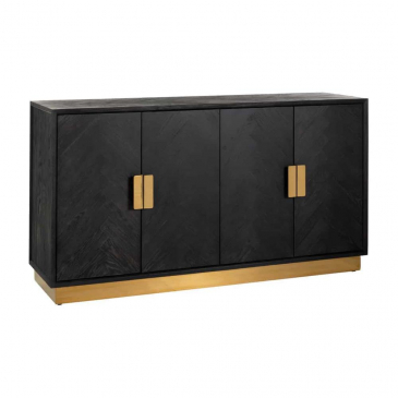 Richmond Dressoir Blackbone Goud 4-deuren