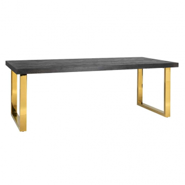 Richmond Eettafel Blackbone Goud 220 cm