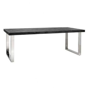 Richmond Eettafel Blackbone Zilver 220 cm