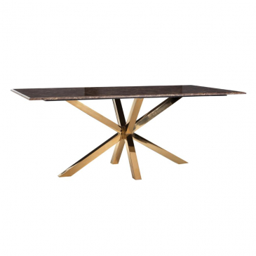 Richmond Eettafel Conrad Faux Emperador Marmer
