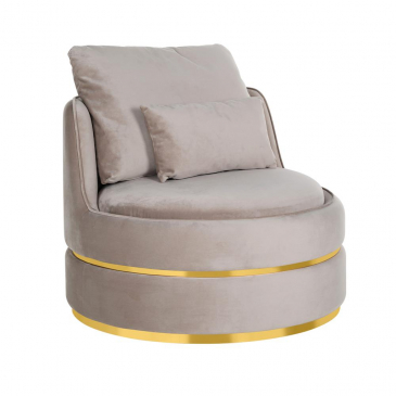 Richmond Fauteuil Kylie Khaki Velvet / Goud