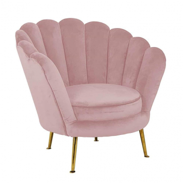 Richmond Fauteuil Perla Roze Velvet