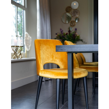 Richmond Stoel Tabitha Genova Ochre Emerald Ochre