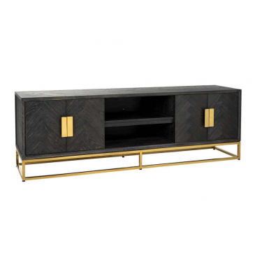 Richmond TV-meubel Blackbone Goud 4-Deuren 185cm