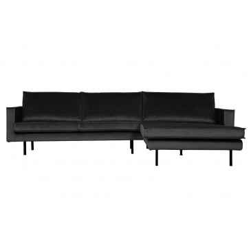 Rodeo Chaise Longue Rechts Velvet Antraciet