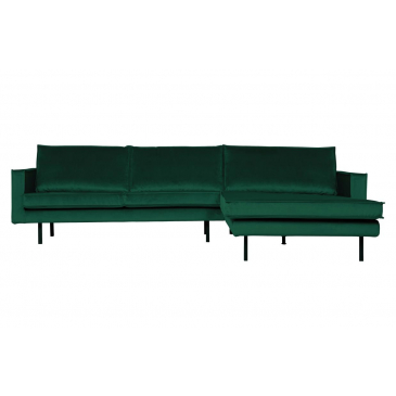 Rodeo Chaise Longue Rechts Velvet Green Forest