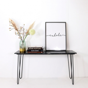Sidetable marmer zwart M - Giga Meubel