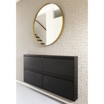 Spinder Design Schoenenkast Billy 1 Zwart