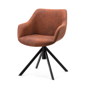 Eleonora Eetkamerstoel Menno Cognac Cowboy