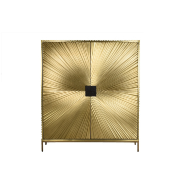 Wandkast Elite Sunray Brass 4-Deurs 140x160cm