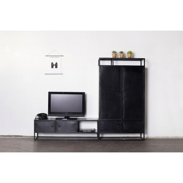 Tv-kast Urban Zwart Giga Meubel 