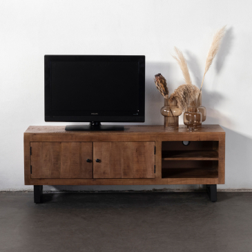 Tv-meubel Myrthe 160cm Mangohout - Giga Meubel