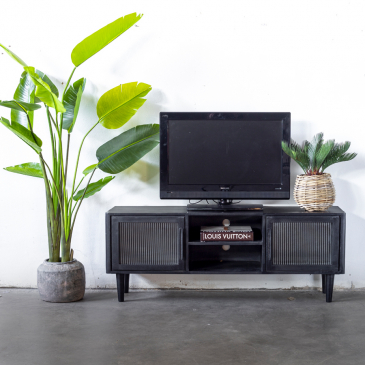 Tv Meubel Joop Zwart 145cm - Giga Meubel