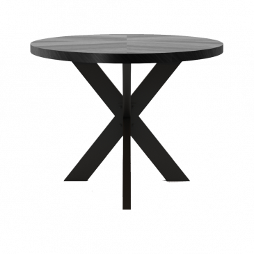 I-Catchers Tafelblad Fort Rond Zwart Ø150cm
