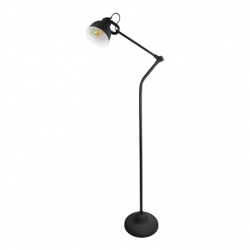 Vloerlamp Industrial vintage black