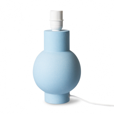 HKliving Ceramic Lampvoet Ice Blauw