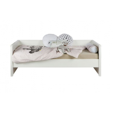 Woood Jade Bedbank Wit Ongeborsteld Exclusief Lade