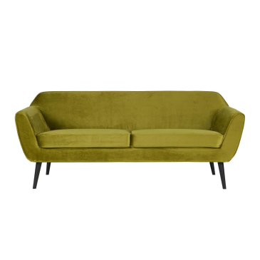 Woood Rocco sofa 187 cm fluweel olive