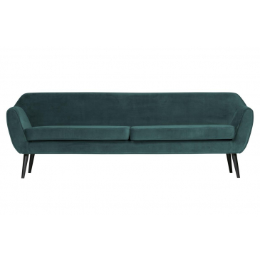 Woood Rocco xl sofa 230 cm fluweel teal