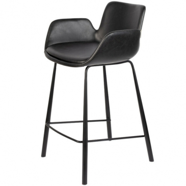 Zuiver Counter Barstoel Brit LL Zwart