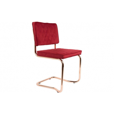 Zuiver Eetkamerstoel Diamond Kink Rood
