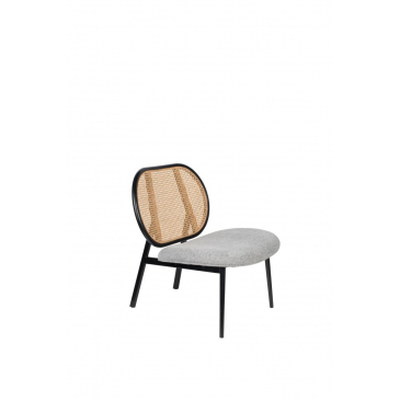 Zuiver Fauteuil Spike Naturel/Grijs