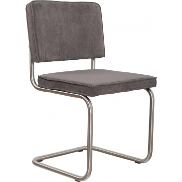 Zuiver Stoel Ridge Rib Grijs
