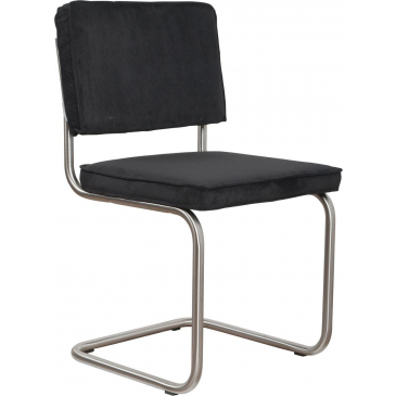 Zuiver Stoel Ridge Rib Zwart