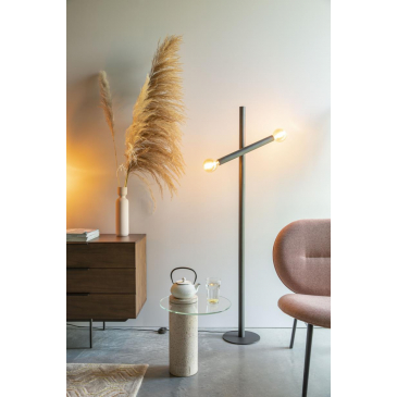Zuiver Vloerlamp Hawk Zwart