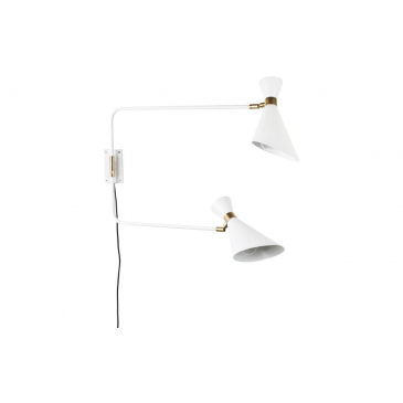 Zuiver Wandlamp Shady Wit 2-Lichts