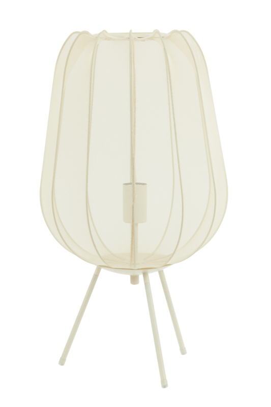 Light & Living Tafellamp Plumeria Zand Ø34x60cm