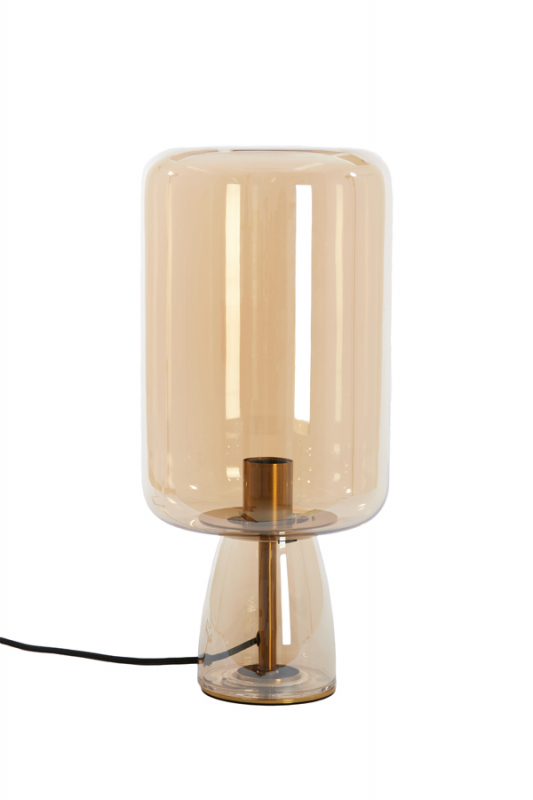 Light & Living Tafellamp Lotta Glas Amber Ø21x45cm