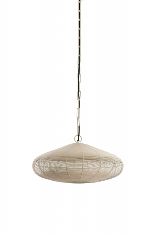 Light & Living Hanglamp Bahoto Mat Crème Ø40cm