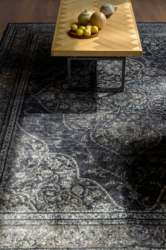 Dutchbone Carpet Rugged Dark 200x300