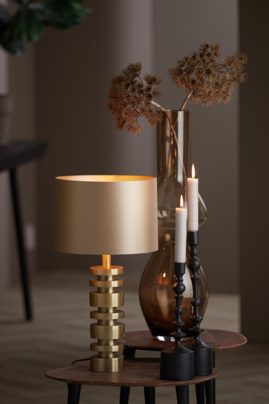 Light & Living Lampvoet Desley Mat Goud Ø10,5x36cm