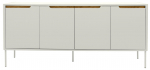 Tenzo Dressoir Switch 4-Deurs Wit 173cm