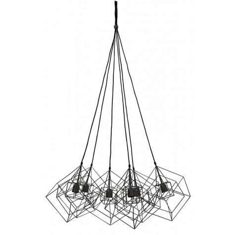 Hanglamp Kubinka | Mat Zwart