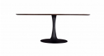 Eettafel Ziggy Bruin Ovaal 200cm O-poot - Giga Meubel