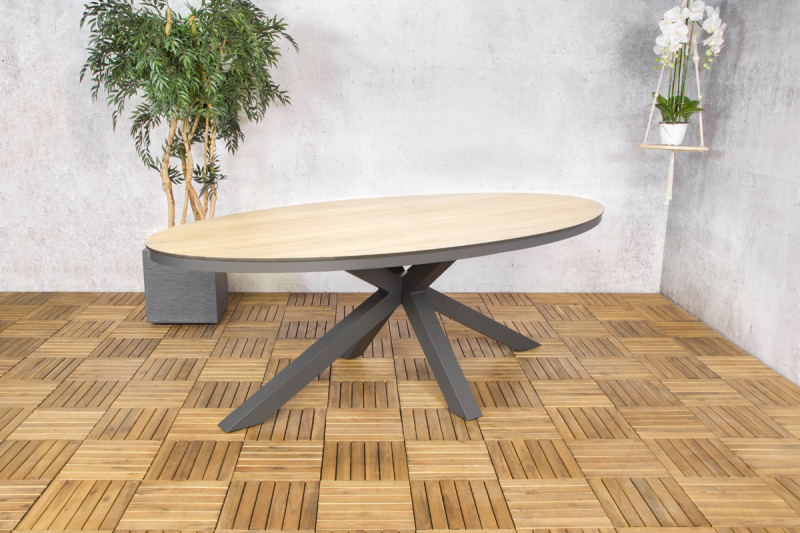 SenS-Line Brescia HPL oval table 220cm