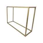 HSM Collection Sidetable Marseille 100cm Wit/Goud Marmer/Metaal