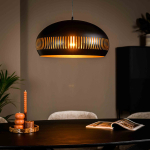 Hanglamp Willand 1-Lichts Zwart - Giga Meubel
